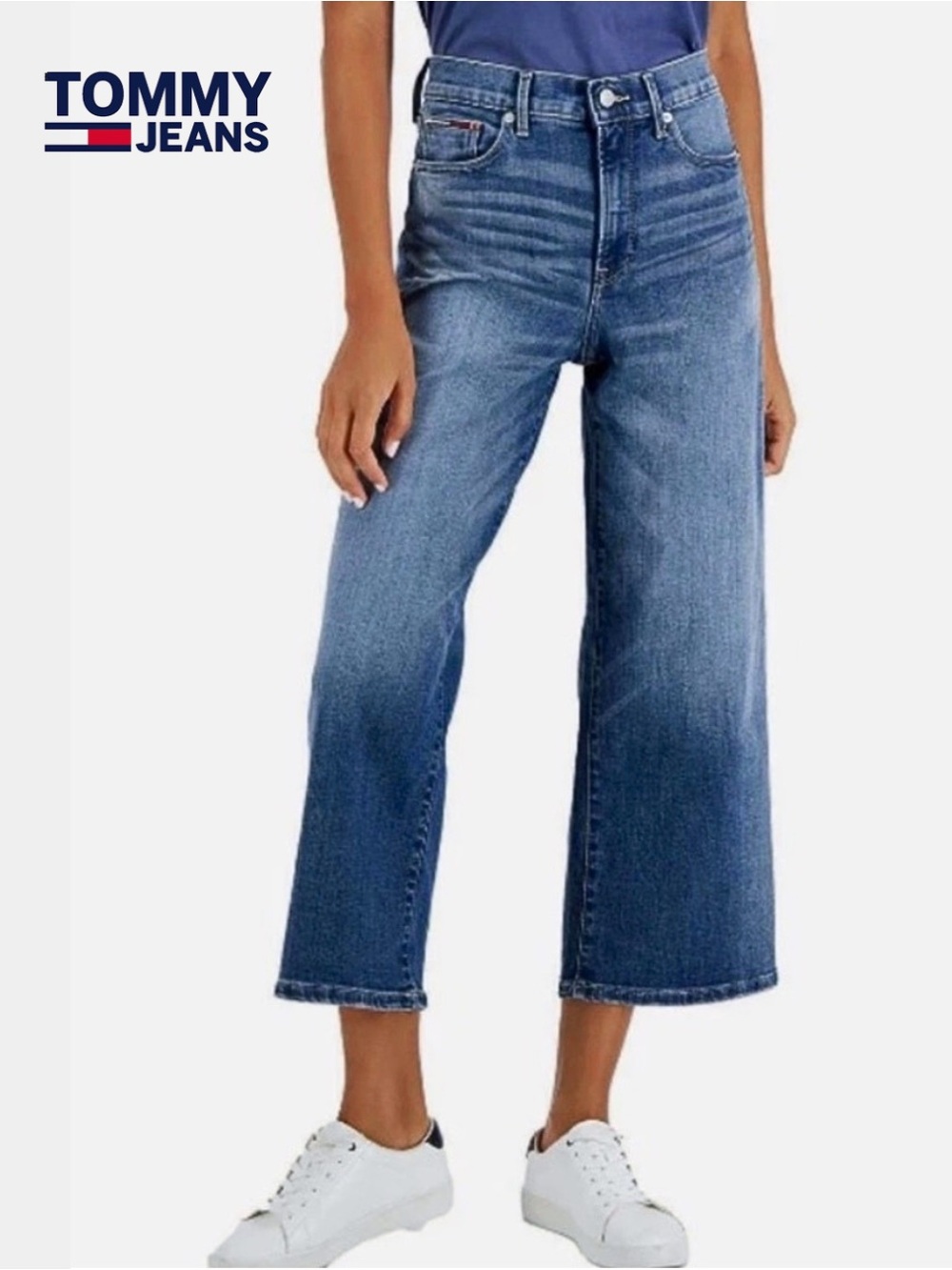Tommy Jeans HR Wide Leg Crop